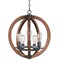 Maxim Lighting Bodega Bay 5-Light 18" Wide Anthracite Chandelier 20917APAR - alternate 1